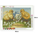 5D DIY Full Drill Diamond Painting Easter Day Cross Stitch Kit (WX240)