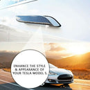 Carbon Fiber Car Exterior Door Handle Cover Scratch Protector for Tesla Mod