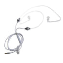 Replacement Air Tube In Ear Headphones Binaural Earphones With Mic - White