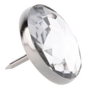 50x 22mm diamante Acrylic crystal upholstery headboard buttons nail