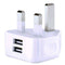 5V 2.1A UK Plug Dual 2USB Port Wall Charger Power Adapter for iPad Phones Tablet