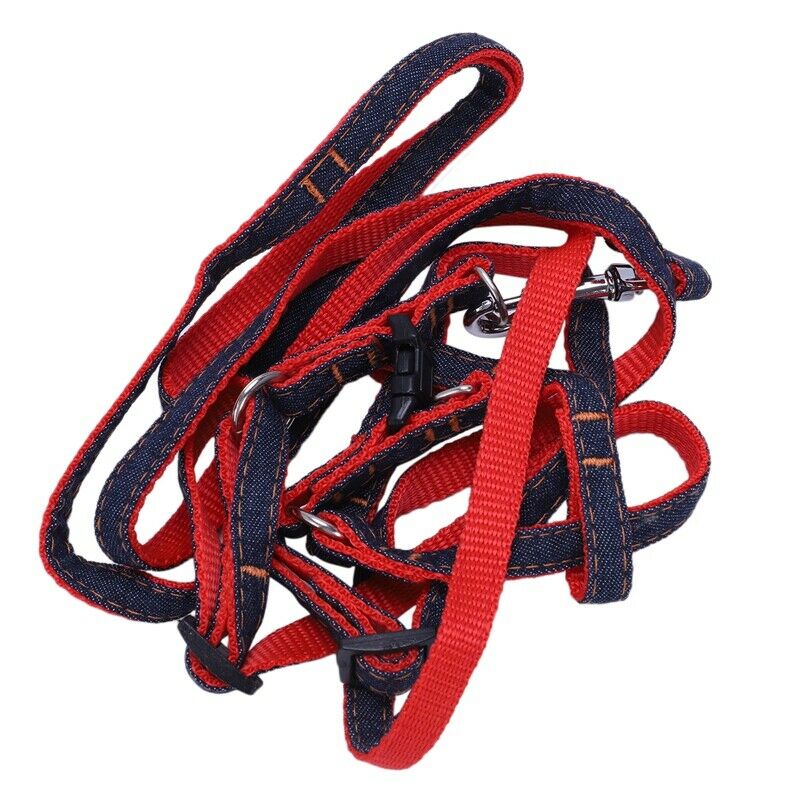 Pet Dog Lead Leash Splitter Collar Harness Adjustable Support Training Walk