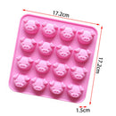 Fun Pig Chocolate Cake Mold Cookie Mould DIY Tool F. Kitchen Silicone Non Stick
