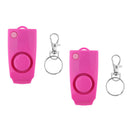2x Personal Alarm Keychain SOS Emergency Self Protect Safety Alarms Tool
