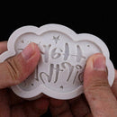 Happy Birthday Cloud Silicone Mold Fondant Cake Chocolate E4Z5 Moul Baking L8R8