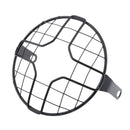 2pcs 7inch Universal Motorcycle Retro Metal Headlight Protector Guard Cover