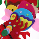 Hand Zipper Teaching Diy Weave cloth Early Education Toys Montessori Teaching LJ