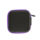 Mini Box Case Storage Bag Pouch for Earphone Headphone Earbud Purple