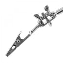 Third Hand Soldering Iron Stand Helping Clamp Magnifying Glass with 2 Alligator