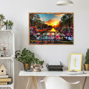 5D DIY Full Drill Diamond Painting River View Cross Stitch Embroidery Kits