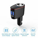 Dual USB Charger 2 Way Car Cigarette Lighter Socket Splitter Adapter DC 12V