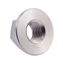 M10 x 1.25 mm TC4 titanium Ti flanged nut for screws SCREW-fastener