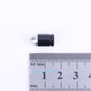 4pcs Black Aluminum Bullet Style Car Tyre Tire Wheel Valve Stems Caps Dust Cover