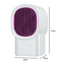 500W Electric Heater Mini Desktop Warmer Machine for Home Office (White EU)