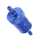 Blue 8mm Petrol Gas Fuel Filter Cleaner For Motorcycle Pit Dirt Bike ATV