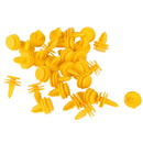 30Pcs Nylon Fender Panel Trim Clips Retainers Rivet Fastener Replaces 6507686-AA