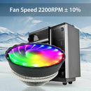 New RGB LED Heatsink Cooling Fan Silent CPU Cooler LGA 1150/1151 AMD For In S3F1