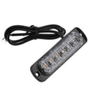 2Pcs 18 Mode 6 LED Car Truck Warning Emergency Flashing Lamp Strobe Light MIH