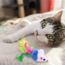 16pcs Funny Cat Stick Balls False Mouse for Kitten Pets Interactive Toys A