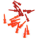 160pcs Mixed Colors 4-SIZE Plastic Castle Golf tees Height Control