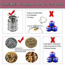 Camping Wood Stove Survival Foldable Portable Stove, Made Of Lightweight St