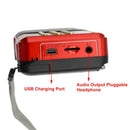 Mini Portable FM Radio LCD Digital MP3 Player Speaker Rechargeable AUX USB TF