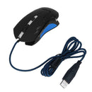 Adjustable 2400DPI Wired Optical Gamer Mice Gaming Mouse with LED for PC
