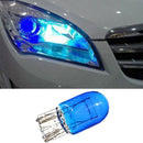 2pcs T20 7443 W21/5W Halogen DRL Turn Signal Stop Brake Tail Light Bulb Blue