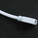 Strip LED RGB female connector White extension cable 2 m, 4 P female