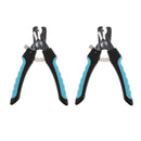 2PCS Pet Dog Cat Alloy Nail Clipper Trimmer for Small Animals Black L