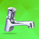 Auto Self Closing Water Saving Tap Basin Cold Faucet Delay Push Button Bathroom