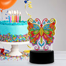 Butterfly DIY Diamond Painting LED Light Embroidery Night Lamp Home Decor A