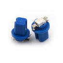 10X B8.5D Car Gauge 5050 1 SMD LED Dashboard Side Lights Bulbs Indicator BlueD3C