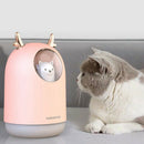 300ML Cute Pet Ultrasonic Air Humidifier Aroma Essential Oil Diffuser for H