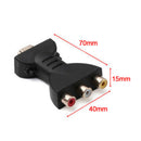 Flexible Portable HDMI to 3 RCA Video Audio AV Adapter Component ConverterJ Hn