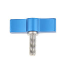 Aluminum Alloy Knob M6x17mm Hand Tightening Thumb Screw For Camera Rod Clamp