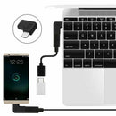 90 Degree USB C Type C Male to Female Adapter,Right & Left Upward & Downwar J5R3