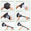 LED Solar Buried Light Waterproof Torch Spotlight Landscape Lighting (A)