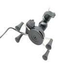 Motorcycle 2 In 1 360 Degree Adjustable Phone Holder Universal Rotary Phone