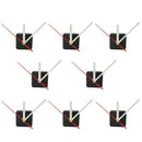 8X DIY Wall Quartz Clock Movement White+Red Hands Spindle Mechanism Repai XSK