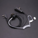 2 Pin Covert Acoustic Tube Earpiece Headset Mic for Baofeng Kenwood UV-5