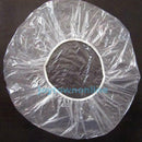 100pcs Disposable Hat One-Off Clear Elastic Hotel Home Shower Bathing Hair Cap