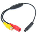 Car Video Cable RCA-4PIN For Car Rear View Camera Connect Car Monitor DVD LJ