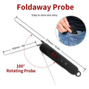 Folding Barbecue Meat Thermometer Quick Reading Kitchen Food Digital Displa