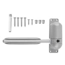 Spring Door Closer Fire Rated Adjustable Surface Mounted Door Stopper Gray