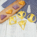 4pcs/Set DIY Dumplings Maker Plastic Pastry Baking Molds Kitchen Accessory A