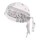 Men's Turban Soft Cotton Chemo Cancer Cap Muslim Beanie Head Scarf Hat White