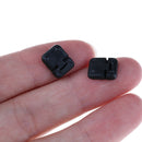 1Set black plastic car door hinges & door handles for 1:10 rc crawler trx4 3C
