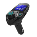 Bluetooth FM Transmitter Radio Adapter Car Kit With 5V 2.1A USB Car Player