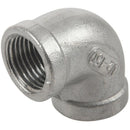 1/2BSP Female 90 Degree Stainless Steel Equal Elbow Pipe Fitting S1U8